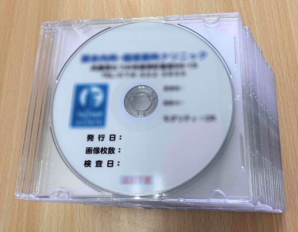 F病院様よりCD-Rレーベル印刷をご依頼頂きました