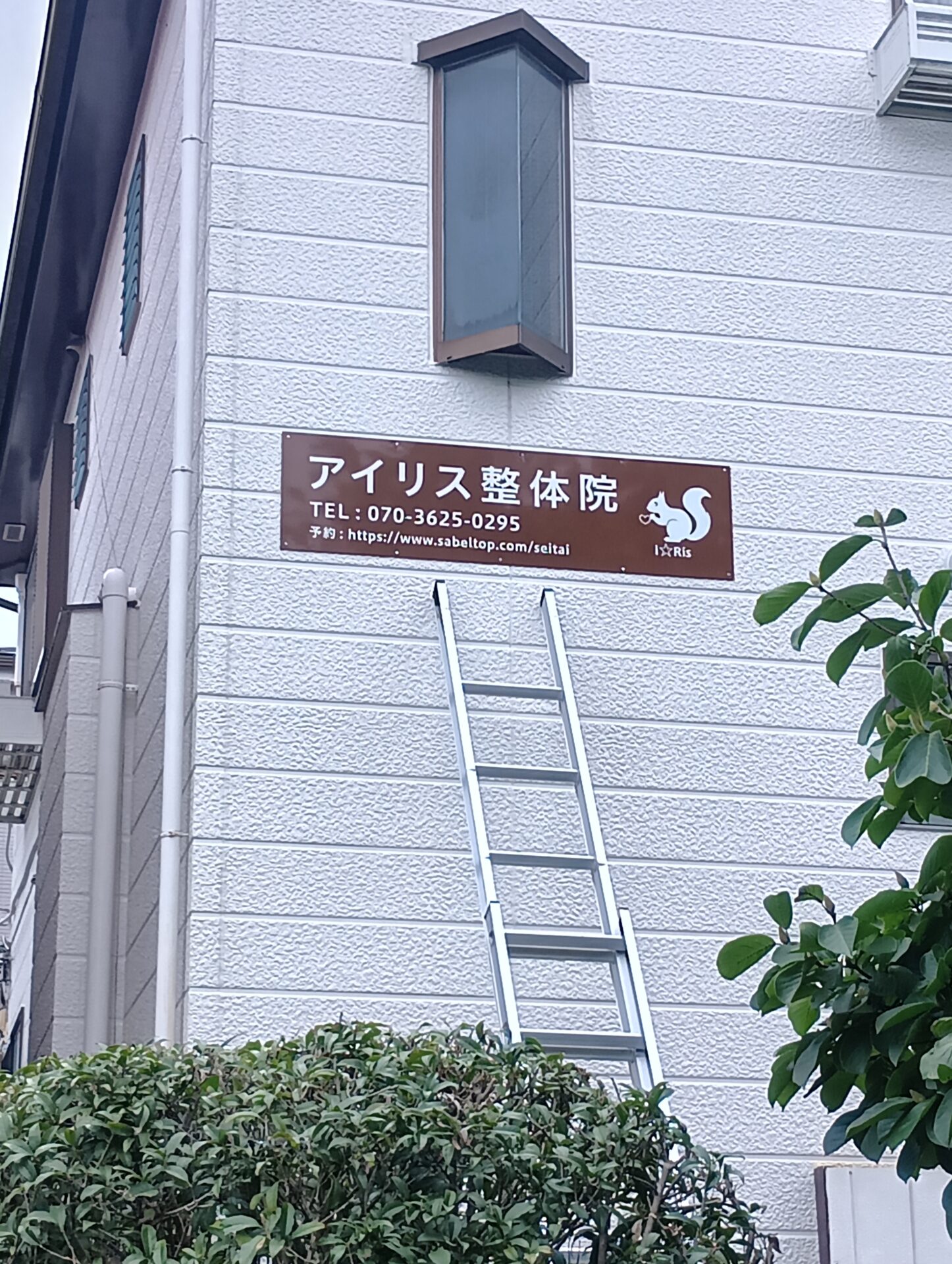 壁面看板②アイリス接骨院